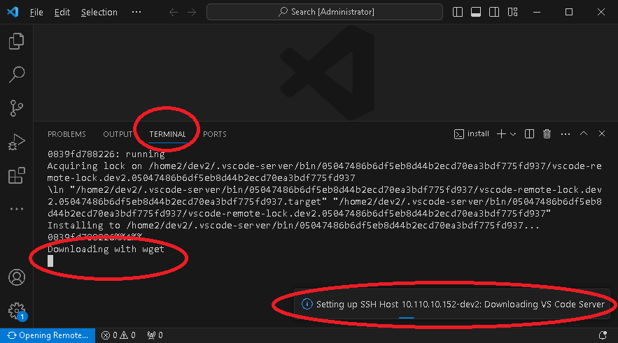 下载 Visual Studio Code Server
