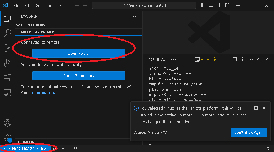 Visual Studio Code 就绪状态
