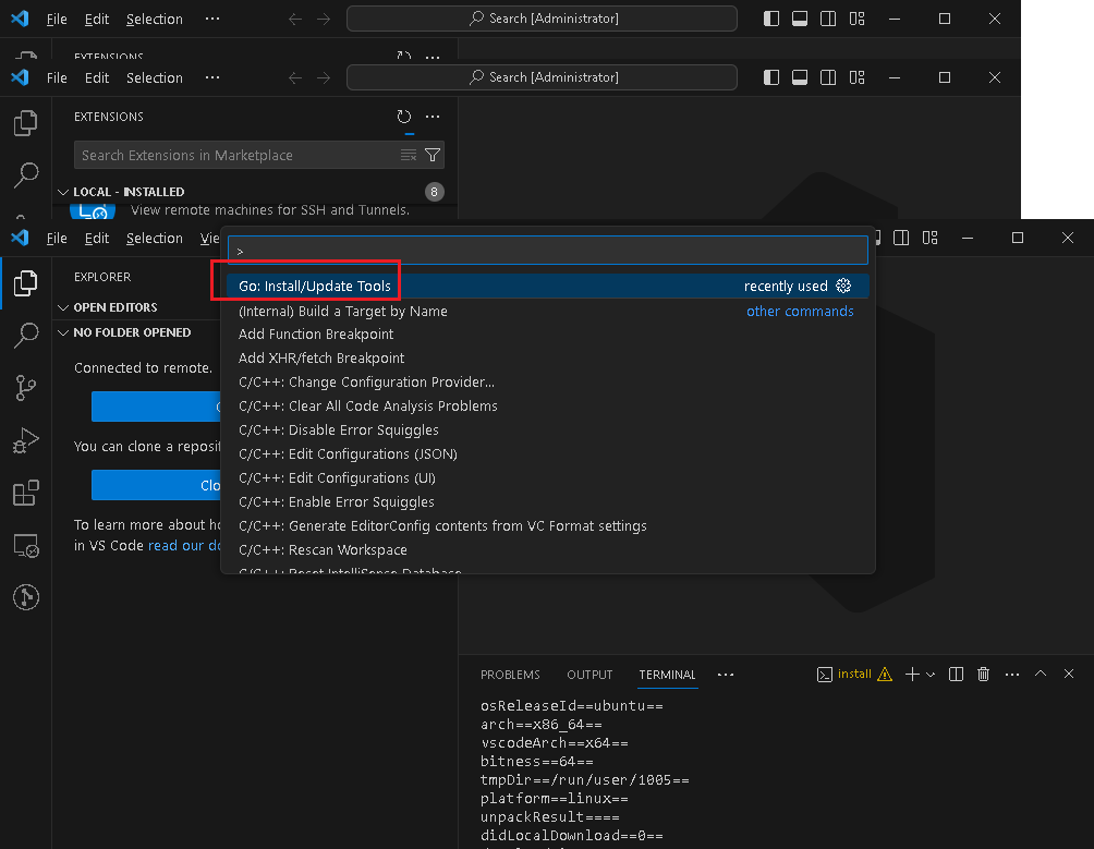 Visual Studio Code 命令行