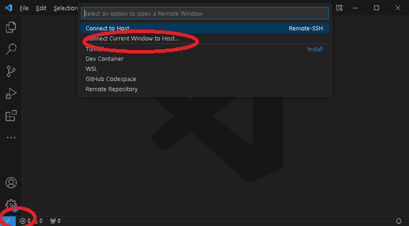 Adding SSH Connection in Visual Studio Code